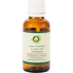 R V Essential Pure Camellia Carrier Oil 30 ml - Camellia Oleifera (100 % grynas ir natūralus šalto spaudimo) Pure Camellia Carrier Oil