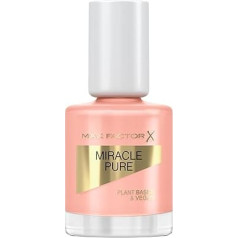 Max Factor Miracle Pure nagų permanentinis greitai džiūstantis nagų lakas su veganiška formule, Magic Sunstone, 12 ml