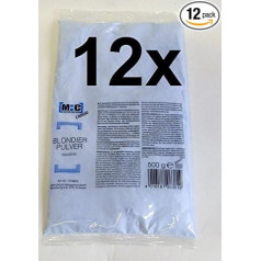 M:C papildomi balinamieji milteliai be dulkių 500 g, 12 vnt.