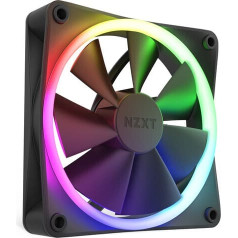 Ventiliatorius f120 rgb 120mm juodas