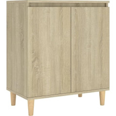 vidaXL Sideboard Kietos medienos kojos Komoda stalčių Sideboard spinta Įvairūs pasirinkimai
