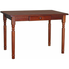K Koma Kalvadosas Medinis virtuvės stalas stalčius stalas pušies masyvo restoranų stalai 50 x 100 cm