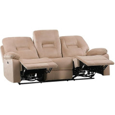 Beliani Elektra reguliuojama 3 vietų sofa 