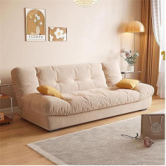 Generisch Konvertuojamoji futono sofa, moderni sofa-lova, reguliuojama sofa-lova, patogi aksominė sofa, skirta kompaktiškoms erdvėms - idealiai tinka gyvenamajam kambariui, biurui, butui