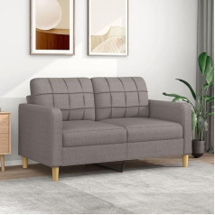 Generisch Jiangboyue-359098 2 vietų sofa Taupe 140 cm audinys