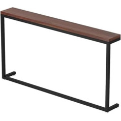 Generisch Rudas siauras konsolinis stalas Svetainės sofa atgalinė lentyna Mažas šoninis staliukas prieškambario įėjimui kampinis klipas spintelė 160x15x85cm