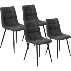 La Silla Española La Chaise Spaniola Barselonos kėdė, audinys, šiferio pilka, 85,5 cm (aukštis) x 44 cm (plotis) x 54,5 cm (gylis)