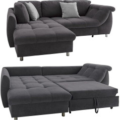 Luma-Home Schönes Für Dein Zuhause Kampinė sofa su ištraukiama miego funkcija, 250 x 190 cm, 