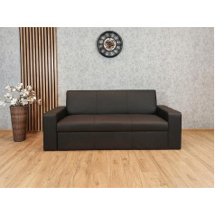 Quattro Meble Antalija 3 vietų natūralios odos sofa itin plati 200 cm su miego funkcija Odinė sofa natūralios odos sofa didelis spalvų pasirinkimas