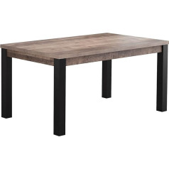 Trendteam Smart Living - Valgomojo stalas - Svetainė - Emile - Surinkti matmenys (plotis x aukštis x gylis) 160 x 77 x 90 cm - Spalva Tabako ąžuolas su Matera - 2029162C5