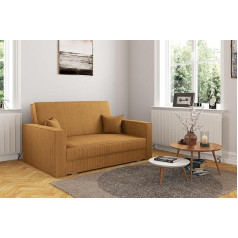 Kaiser Möbel , POSO sulankstomoji sofa su miego funkcija, sofa lova Amerika, sofa lova, svetainės sofa, sofa lova, svetainė, miegamasis, 95 x 137 x 77 cm, garstyčios