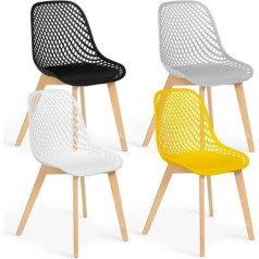Idmarket - 4 kėdžių rinkinys 