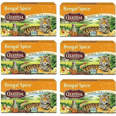Celestial Seasonings Celestial Seasoning Bengalijos prieskoniai - 20 maišelių pakuotėje
