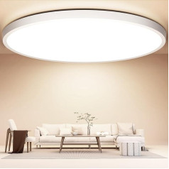 Lubų šviestuvas LED lubų šviestuvas plokščias apvalus - skersmuo 40 cm 36 W 3600 LM 4000 K neutralios baltos spalvos LED lubų šviestuvas Gyvenamasis kambarys itin plonas 2,4 cm LED lubų šviestuvas, skirtas virtuvei, miegamajam, vonios kambariui,