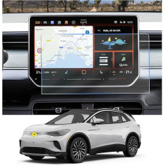 CDEFG suderinama su VW Golf 8.5/Tiguan 3/Passat B9/ID.4/ID.5/Cupra Formentor Born Leon 2025 2024 navigacijos ekrano apsauga 6H atspari įbrėžimams 12,9 colių GPS ekrano apsauga Navigation Film