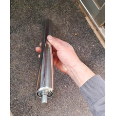 tragrollen förderband 2 3 5 5 7 9 Stück langlebige Industrierollen aus Stahl, Ersatz-Schwerkraft-Förderrollen für Heimwerkerprojekte, Lager- und Versandabteilungen, nicht angetriebene Rolle(9pcs Dia 1.5