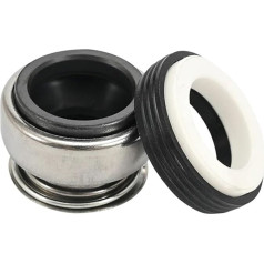 YLQUXEUV 1 vnt. 8 mm 10 mm 12 mm 14 mm 15 mm 16 mm 17 mm 18 mm 19 mm 20 mm 22 mm 24 mm 25 mm 28 mm 30 mm 301 serijos mechaninis veleno sandariklis, skirtas vidiniam vandens siurbliui (60 mm)