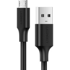 Kabelis micro USB - USB-A 0,5 m - juodas
