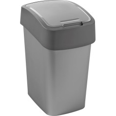 Šiukšlių dėžė Flip Bin 25L sidabrinė
