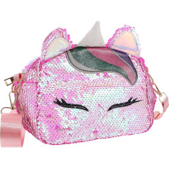 VALICLUD moterys merginos vienaragis Sequin krepšys blizgučiai Crossbody rankinės pečių krepšys vaikams mažai mergaičių