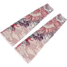 AMONIDA Arm Warmers, UV apsauga UPF 50+, kvėpuojantys, labai elastingi, laisvo dydžio, skalbiami, besiūliai, tatuiruočių rankų šildytuvai moterims, skirti važinėjimui dviračiu lauke, numatytoji reikšmė