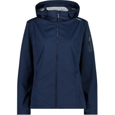 CMP moteriška vėjo ir vandens nepraleidžianti lengva softshell striukė Wp 8,000 Moteriška striukė su užtrauktuku ir gobtuvu