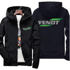 ERWAAD Vyriška lauko softshell striukė Fendt Print Vandeniui atsparus lengvas vėjo striukė Hiking Camping Hooded Jacket su užtrauktuku Vėjui atsparus pavasario paltas