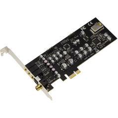 KALEA-INFORMATIQUE 7.1 HD HiFi garso plokštė 24 bitų 192 kHz 100 dB PCIe prietaise su 