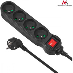 Maitinimo juosta 4g 1,4 m mce180 2300w juoda