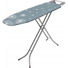Sulankstoma lyginimo lenta, 114 x 34 cm garinė lyginimo lenta su metaliniu tinkleliu, lyginimo lenta su 5 mm putplasčio padu ir lygintuvo atrama, lyginimo lenta su neslystančiomis kojelėmis + lygintuvo valymo lazdelė