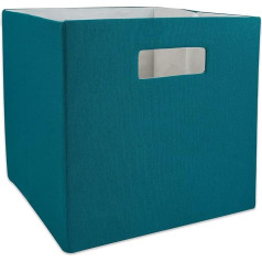 DII Poly-Cube Storage Collection Solid Collapsible Hard Sides Teal Large