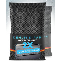 2 x oro sausintuvas automobiliui - oro sausintuvas + neslystantis kilimėlis (pagamintas Vokietijoje) - 1,1 kg - daugkartinio naudojimo - be kenksmingų medžiagų