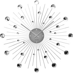 Karlsson sieninis laikrodis Sunburst Crystal Large