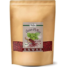 Biojoy Ekologiški raudonieji pipirai sveiki (1 kg), raudonųjų pipirų uogos be priedų (Piper nigrum)