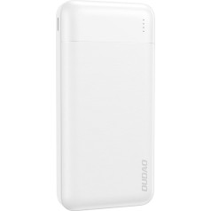 Dudao Powerbank K18-1W 10000mAh USB-A / USB-C / Micro USB - baltos spalvos
