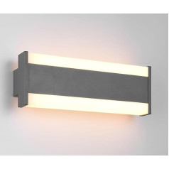 Trio Leuchten Dawson 246360142 LED lauko sieninis šviestuvas iš lieto aliuminio antracito akrilo baltos spalvos su 7 vatų šviesos diodų keičiamos spalvos šviestuvu