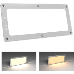 acegoo 12 V LED lempa Caravan Boat lubų šviesa Dimmable 11 W 3000 K / 5000 K skydas plokščia lempa akrilo su jungikliu kemperis jachta interjero apšvietimas 1180 lm