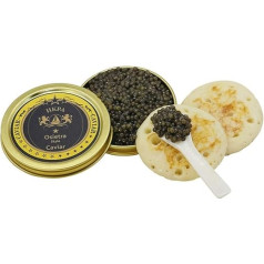 Sepehr Dad Osietra Caviar Select | Nemokama perlamutrinė šaukštelė | Veisimas ES | 125 g