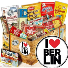 Dovanos su sausainiais/DDR dėžutė/Myliu Berlyną/Berlyno gimtadienio dovana