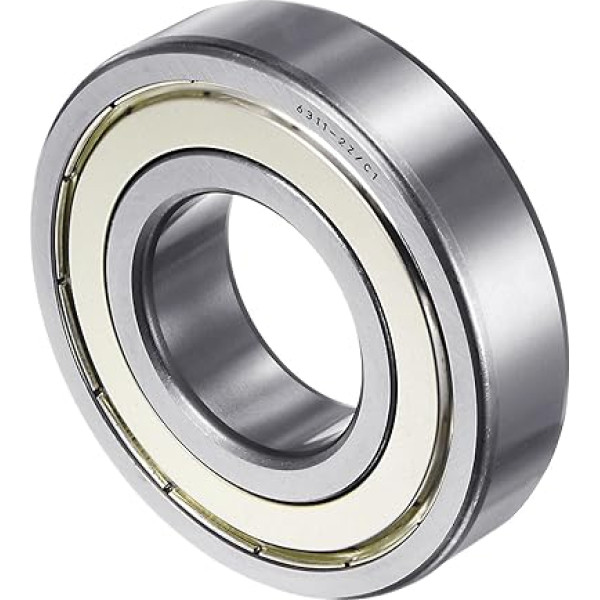 Kozelo 6311-ZZ Rillenkugellager 55x120x29mm C1-Spalt Radiallager, doppelt abgeschirmt, ABEC1 Chromstahl, einreihig