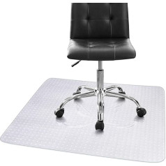 GOTOTOP 90 x 120 cm stačiakampio formos permatomas PVC kiliminės dangos apsauga namams, biurui, kėdėms, stalui, kietoms grindims
