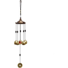 Metaliniai vėjo varpeliai, elegantiški variniai varpeliai, papuoš jūsų sodą ar kiemą