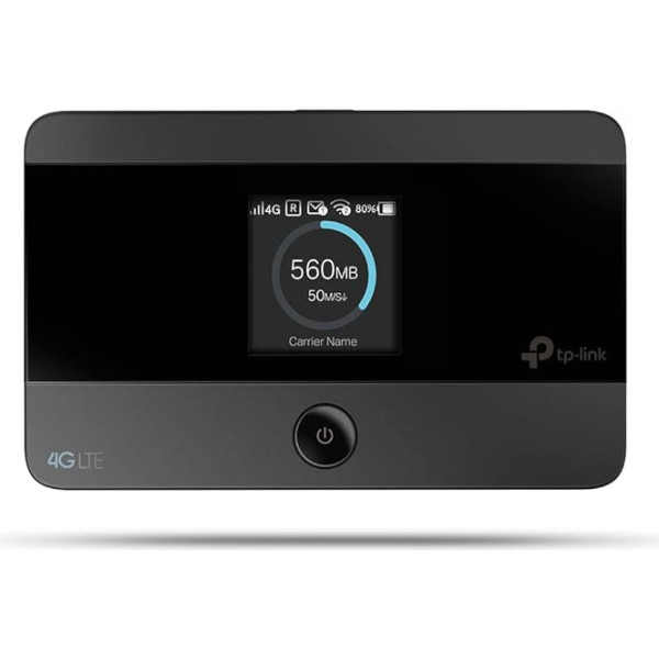 TP-Link M7350 mobilusis belaidis maršrutizatorius (4G/LTE iki 150Mbit/s atsisiuntimo/50Mbit/s išsiuntimo, 