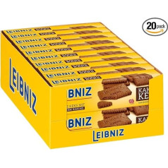 LEIBNIZ Kakaviniai sausainiai, 20 vnt., dėžutė, sausainiai su gardžia kakava (20 x 200 g)