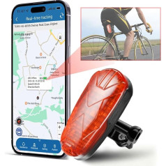 GPS seklys Dviračio SOS signalas GPS seklys Dviratis su paslėptu dviračio laikikliu Vandeniui atsparus dviračio GPS lokatorius TK906 Ilgas budėjimo laikas Gyvenimo trukmės sekimas Nemokama programa / kompiuteris