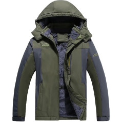 SRZYMJ Trumpas paltas Vyriškas žieminis storas vilnos pamušalas Žieminis paltas Parka Žiemos pereinamoji striukė Laisvalaikio striukė Lauko striukė Žiemos funkcinė striukė Softshell striukė Prakaito striukė Dygsniuotas striukė Fleece