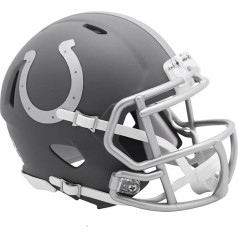 NFL Mini Speed šalmas Indianapolis Colts Slate Collection Edition futbolo šalmas