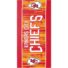 FOCO Kansas City Chiefs NFL paplūdimio rankšluostis su dideliu logotipu