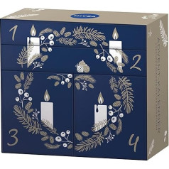 NIVEA Advent-Kalender 2022 mit 4 Türchen, Weihnachtskalender mit 4 Verwöhnmomenten für die Adventszeit, Adventskalender mit Pflegeprodukten & Accessoires