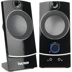 Vultech Casse Acustiche SP-330 Speaker 2.0 Schwarz